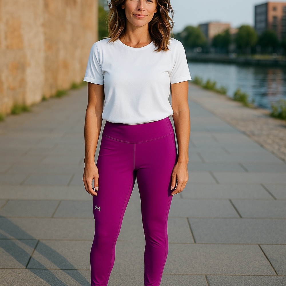 Under Armour Purple High-Waisted Leggings